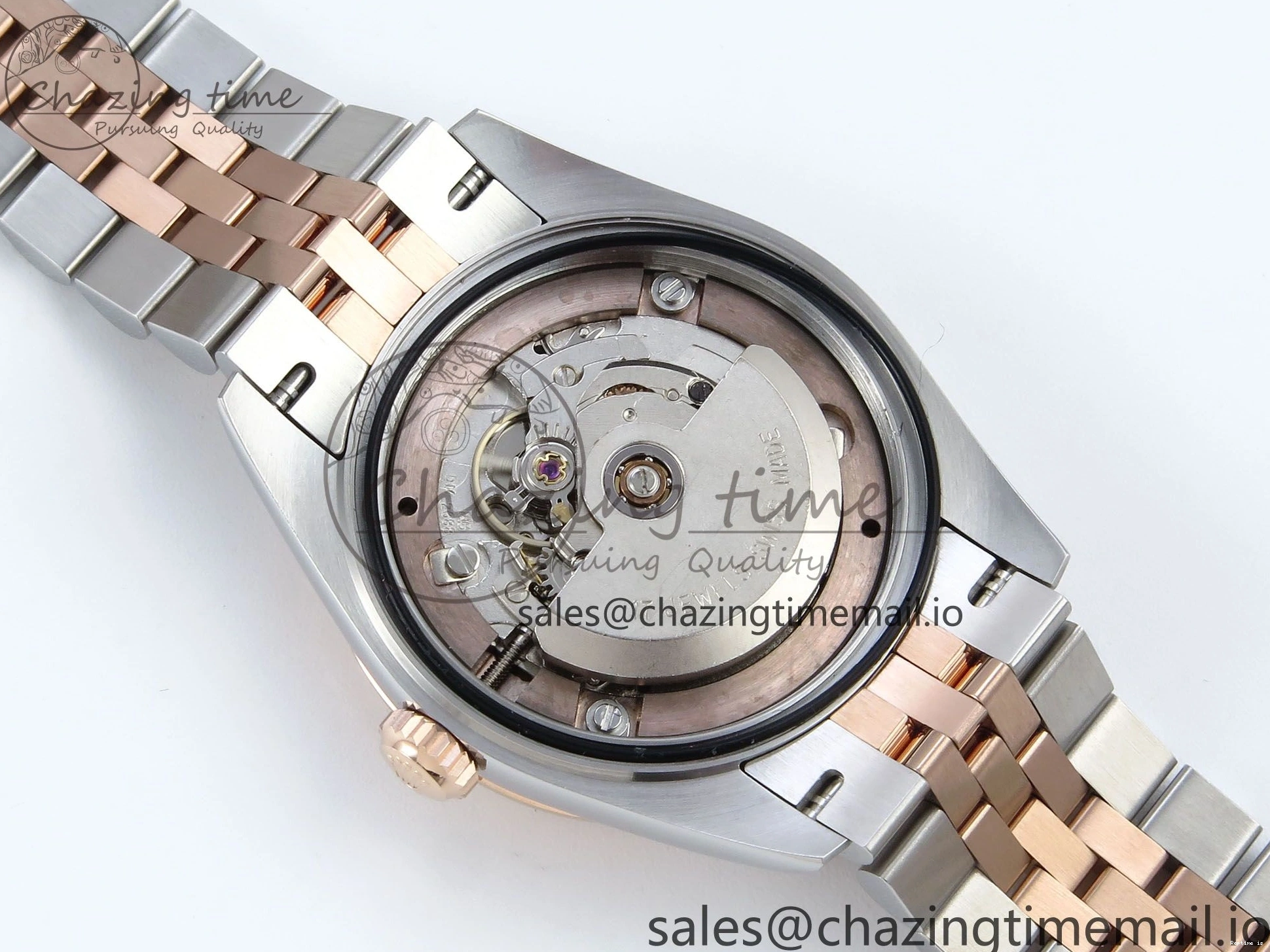 0106 StreetReady DateJust 31 278271 ARF 1:1 Best Edition 904L Steel Gray Roman Diamonds Dial on SS RG Jubilee Bracelet ETA 516